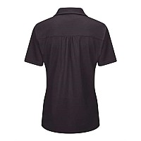 Red Kap Womens Performance Knit Flex Series Pro Polo Black L