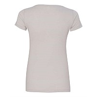 Next Level Womens Ideal V Silver Xs