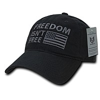 Relaxed Graphic Cap Freedom Isnt Black