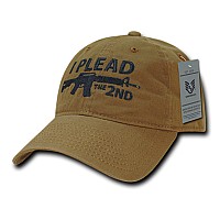 Relaxed Graphic Cap I Plead 2Nd Coyote