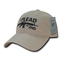 Relaxed Graphic Cap I Plead 2Nd Khaki