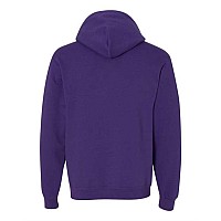 Fruit Of The Loom Sofspun Hooded Sweatshirt Purple S