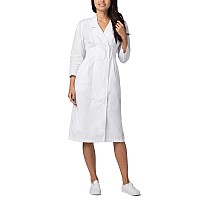 Adar Universal Scrub Dress For Women Fitted Midriff Dress 2810 White 10