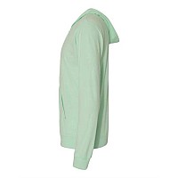 Next Level Sueded Long Sleeve Hooded Full Zip Mint Xs