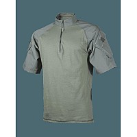 14 Zip Combat Shirt Short Sleeve Odg Mens Poly Cotton Mr