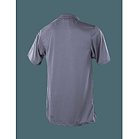 Performance Polo Short Sleeve Steel Grey Mens Polyester Xl