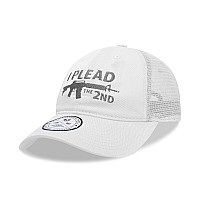 Relaxed Trucker Usa I Plead 2N White