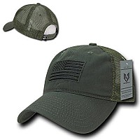 Relaxed Trucker Usa Tonal Flag Olive