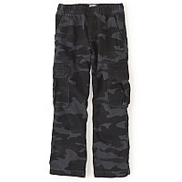 The Childrens Place Boys Pull On Cargo Pants Night Camo Single 14H