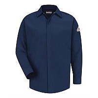 Bulwark Concealedgripper Pocketless Work Shirt Long Sizes Navy Mt