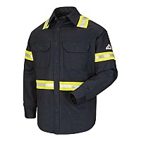 Bulwark Enhanced Visibility Uniform Shirt Navy S