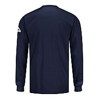 Bulwark Knit Long Sleeve Tshirt Navy S