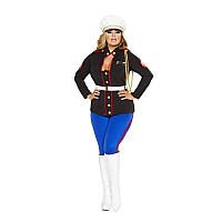 4701 3Pc Sexy Marine Corporal Large Blackbluered