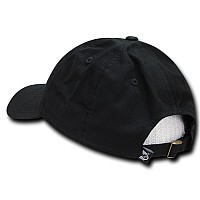 Relaxed Cotton Caps Police Black