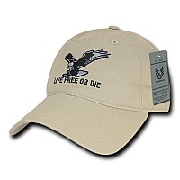 Relaxed Graphic Cap Live Free Or Die Stn