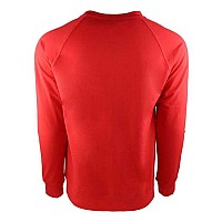 Next Level The French Terry Raglan Crew Red L