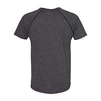 Next Level Mock Twist Raglan Short Sleeve Crew Black S