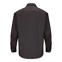 Red Kap Long Sleeve Automotive Crew Shirt Charcoal M