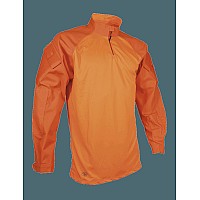 14 Zip Combat Shirt Long Sleeve Hiviz Orange Mens Poly Body 6535 Poly Cotton Sleeves Xlr