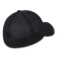 Embroidered Air Mesh Flex Caps Usa Black