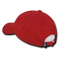 Relaxed Graphic Cap Small Usa Flag Red