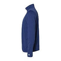 Russell Athletic Striated Quarterzip Pullover Royal Xs