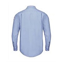 Bulwark Iq Series Endurance Work Shirt Long Sizes Light Blue Xlt