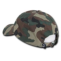 Relaxed Ripstop Cap Usa Flag Woodland