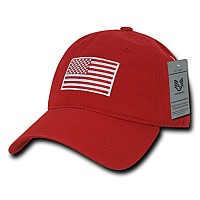 Relaxed Graphic Cap Tonal Flag Red