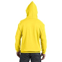 Hanes Mens Pullover Ecosmart Hooded Sweatshirt Yellow Medium