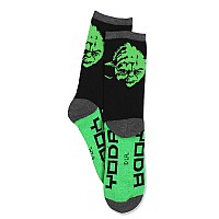 Star Wars Boys 3 Pack Socks Shoe 104 Sock 68 Greymulti Crew