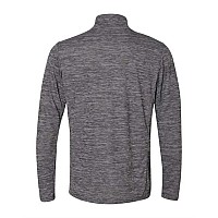 Russell Athletic Striated Quarterzip Pullover Black S