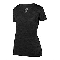 Augusta Sportswear Womens Shadow Tonal Heather Training Tshirt Black L