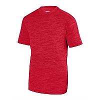 Augusta Sportswear Shadow Tonal Heather Training Tshirt Red M