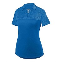 Augusta Sportswear Womens Shadow Tonal Heather Sport Shirt Royal L