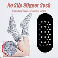 Maamgic Womens Knit Christmas Sherpa Slipper Socks Grippers Warm Sweater Bootie Thick Fleece Ladies Female Fuzzy Winter Socks