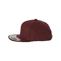 Flexfit 110 Flat Bill Snapback Cap Maroon One Size