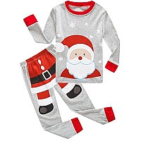 Dolphinfish Boys Christmas Pajamas Kids Pjs Sets Cotton Toddler Clothes Children Sleepwear Size 10 Gray