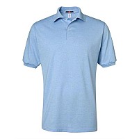 Jerzees Spotshield 5050 Sport Shirt Light Blue M