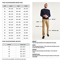 Dockers Mens Classic Fit Signature Khaki Lux Cotton Stretch Pantspleated Regular And Big Tall Black 36W X 32L