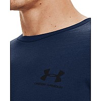 Under Armour Mens Ua Sportstyle Left Chest Short Sleeve Shirt 3Xlt Navy