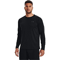 Under Armour Mens Ua Tech Long Sleeve Lg Black