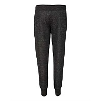 J America Womens Mlange Fleece Joggers Black M