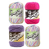 Bulk Buy Lily Sugar N Cream Limited Edition 100 Cotton Yarn Coordinated 4Pack Fleur De Lavande Scents Hot Pink Hot Purp