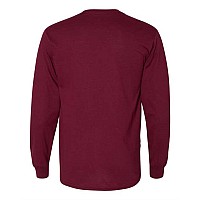 Gildan Dryblend 5050 Long Sleeve Tshirt Maroon Xl