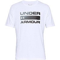 Under Armour Mens Ua Team Issue Wordmark Short Sleeve Lg White