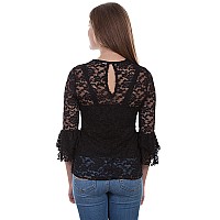 Lace Top Wrose Applique