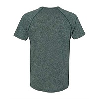 Next Level Mock Twist Raglan Short Sleeve Crew Forest Green S