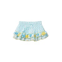 Sea Hourse Ruffle Skirt Aqua Size Xs