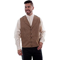 Plaid 4 Pocket Vest